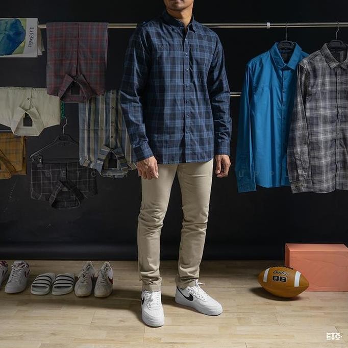 Men's Igor Plaid Longsleeve Shirt js