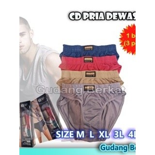 3 PCS CELANA DALAM PRIA DEWASA / CD Wescott Saga / CD Boxer Wescott Saga Gudang Berkat