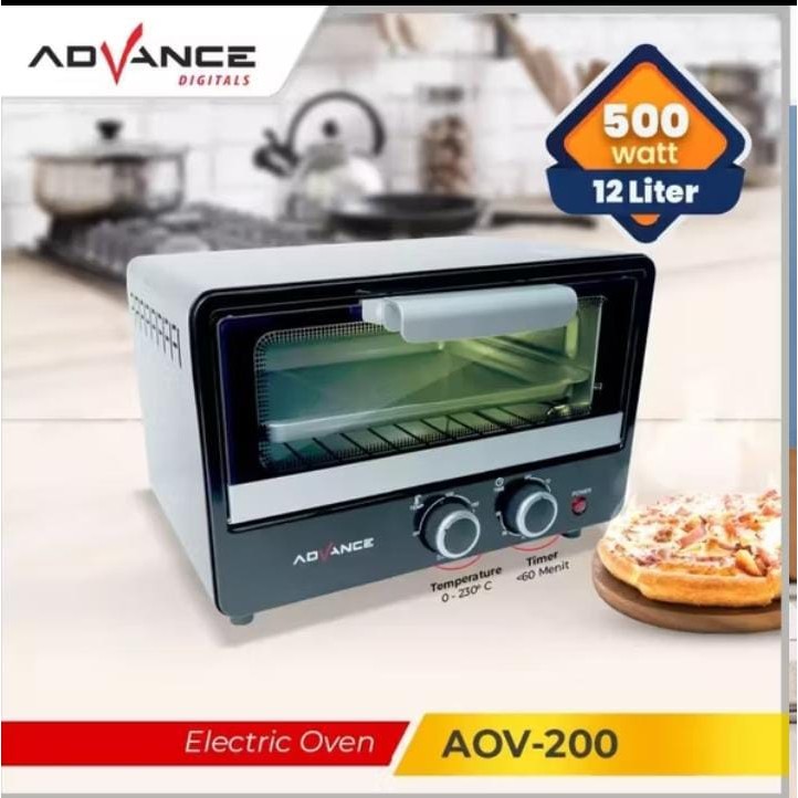 OVEN LISTRIK ADVANCE ELECTRIC OVEN 12 LITER AOV-200