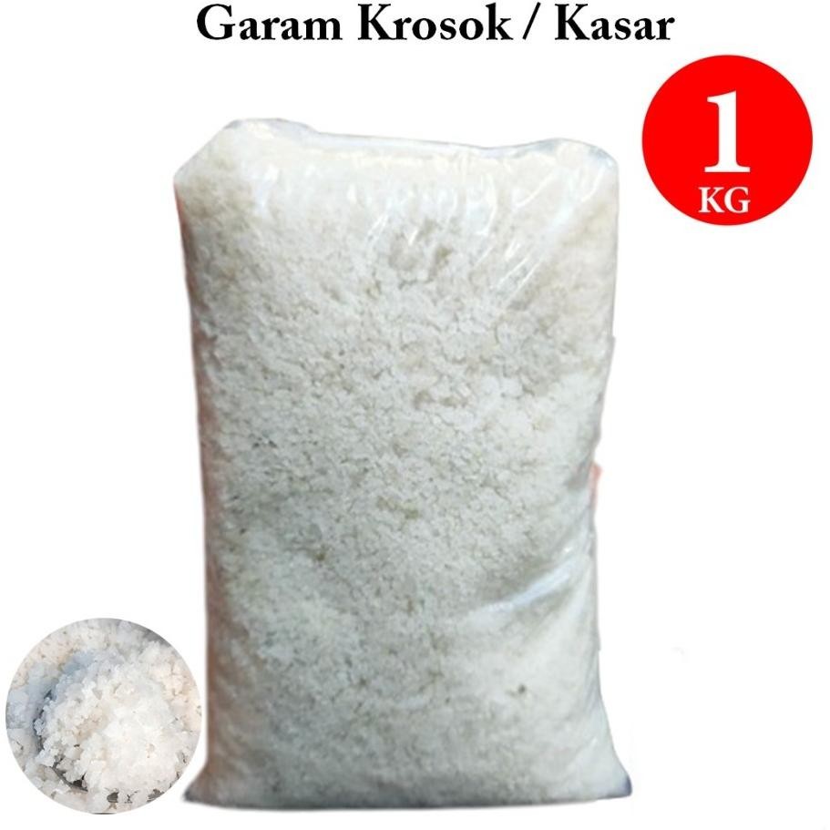 

(Terbaru) Garam Kasar 1 KG Krosok / Garam Murni / Garem Kristal Non Yodium (Terlaris)