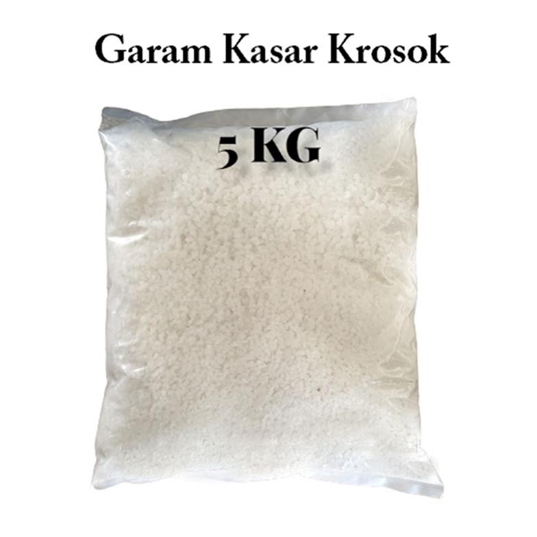 

(Terbaru) Garam Kasar 5 KG / Garam Krosok / Garam Murni Asli / Garam Kolam Garam Pupuk Garam Aquarium / Garem Kasar Kristal Krosok Non (Terlaris)