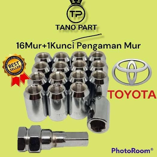 MUR RODA SENEKA RACING BAUT LUGNUT MOBIL TOYOTA YARIS BAHAN BAJA