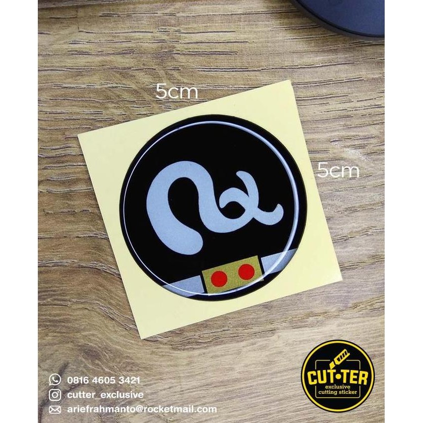 DB58>> emblem sticker resin KAMEN RIDER BLACK RX