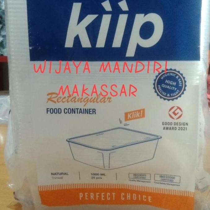 THINWALL KIIP RECTANGULAR 1000 ML