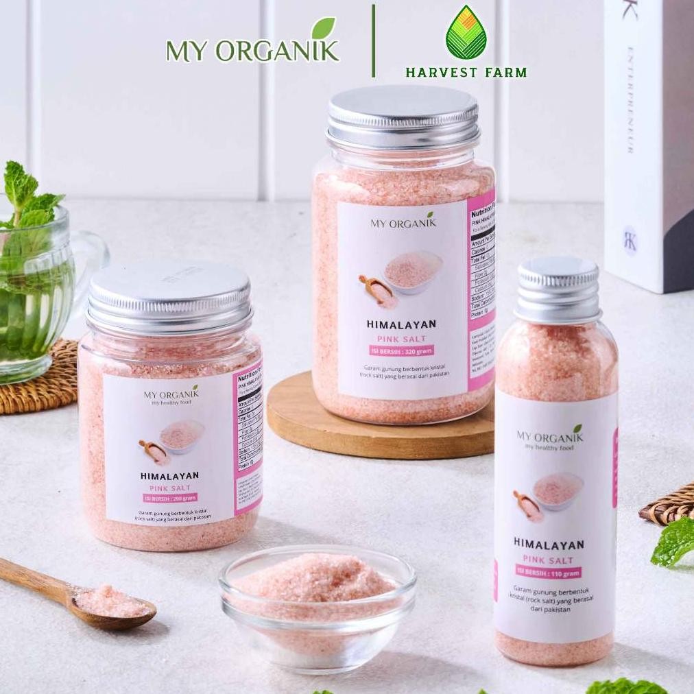 

(Terbaru) My Organik Garam Himalaya Premium Organic Original 100% Natural Himsalt Himalayan Pink Salt Seasalt (Terlaris)