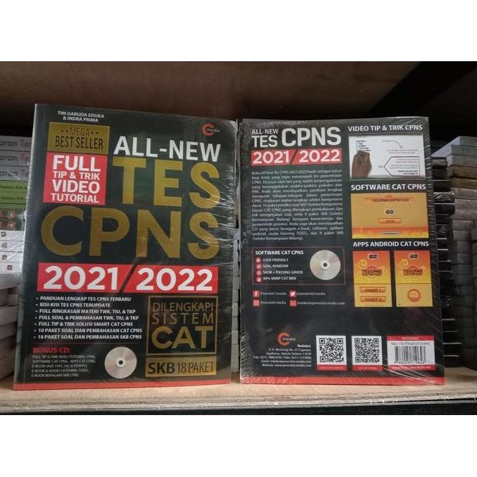 Original - Buku All New Tes Cat Cpns 2021/2022 Oleh Tim Garuda Eduka