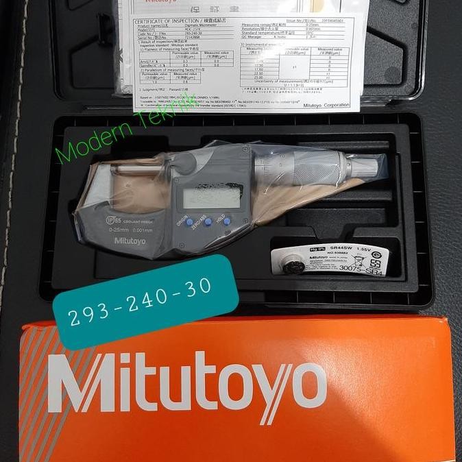293-240-30 mitutoyo digital outside micrometer 0-25mm Japan original