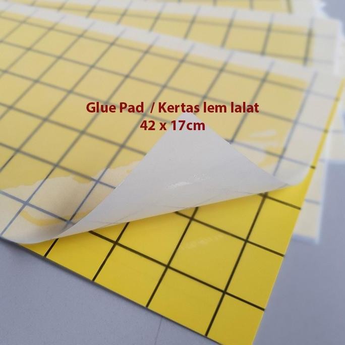 

10 Lembar Glue Pad / Glue Board / Gluepad Flycatcher Size 42X17Cm