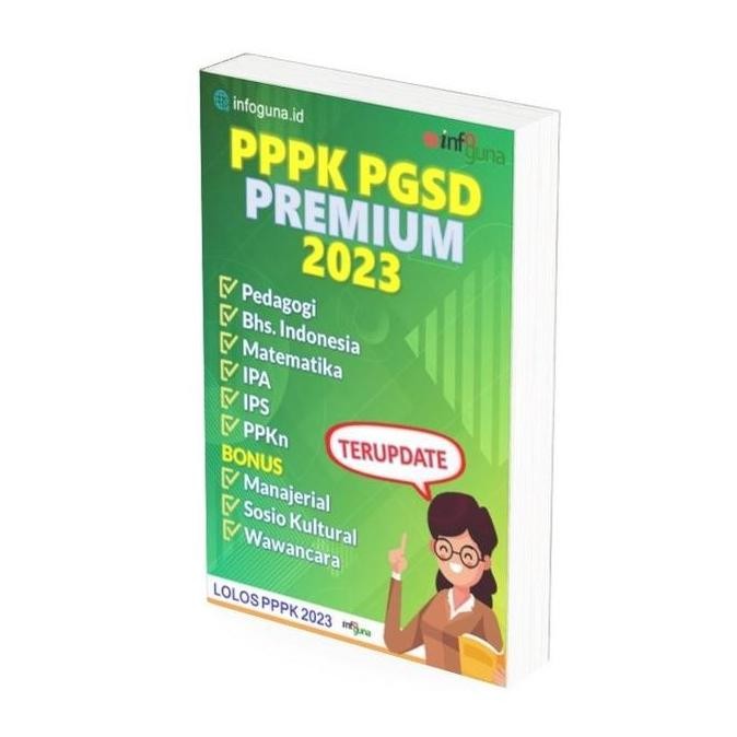 Promo (Ready) Buku Pppk Pgsd Premium 2023 Infoguna, Cetakan Terakhir