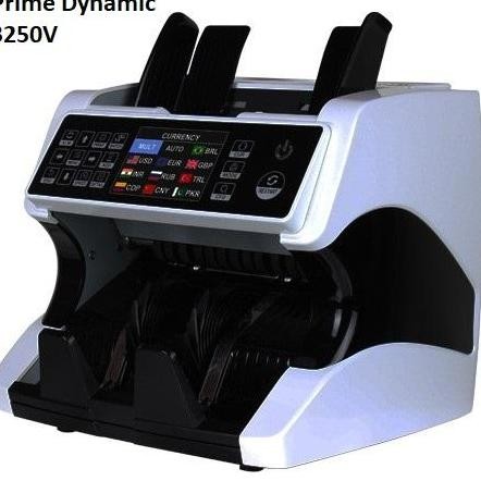 Prime Dynamic 3250V Mesin Hitung Uang Rupiah & Valas, Membaca Nomor Seri Uang