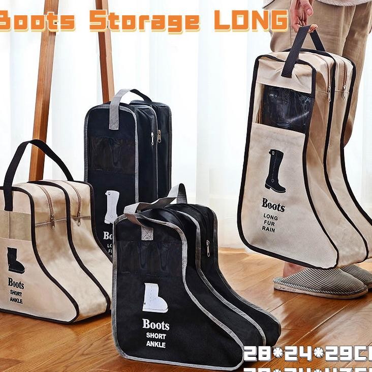 Boots Storage Longboots Storage Short Ankletas Sepatu Boots Ukuran Pergelangan Kakijual Tas Sepatu B