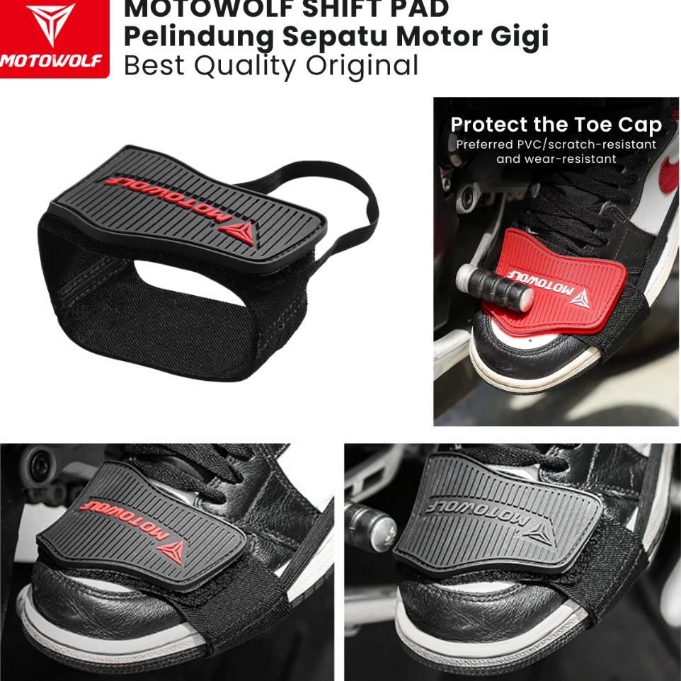Pelindung Sepatu Motor Gi Motowolf Shift Pad Sepatu