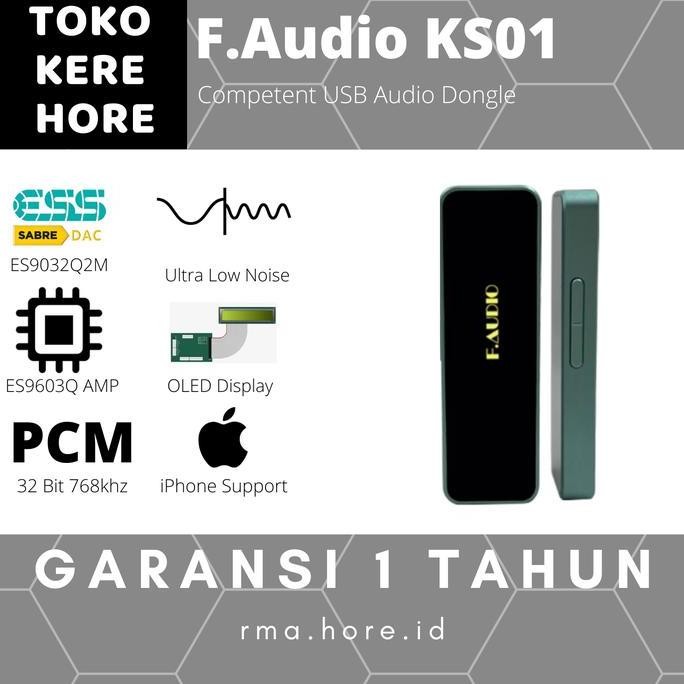 Termurah F.Audio Ks01 Es9308Q2M Es9603Q Amp Portable Usb Type C Dac / Amplifier