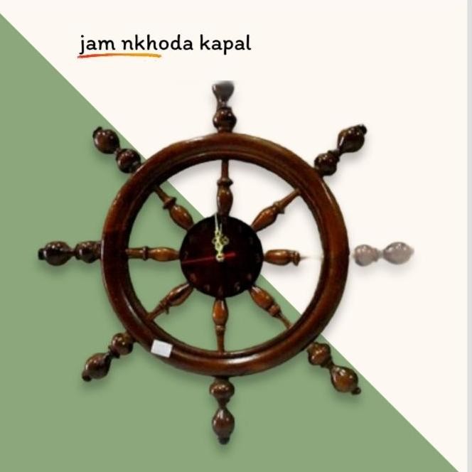 ~~~] jam nahkoda kayu jati[besar]