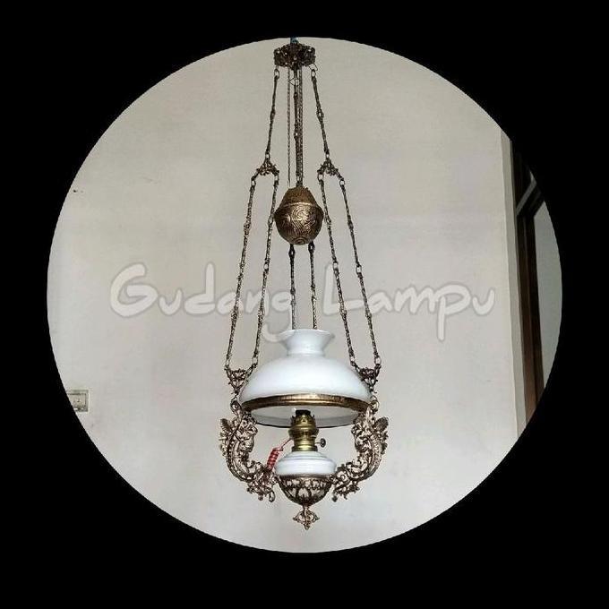 Lampu Gantung Kerek Antik Model Betawi