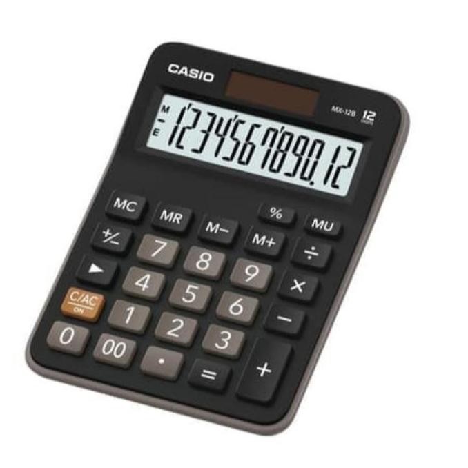 

Kalkulator 12Digit Ukuran Sedang Mx 12B Casio /Calculadora Casio