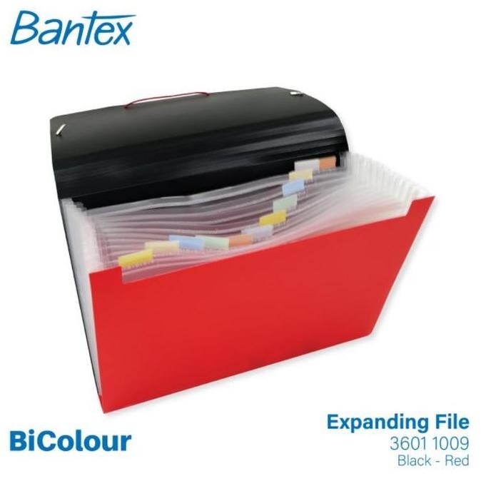 

Bantex Expanding File Folio 12 Pocket Bicolour 3601