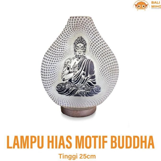 hanya disini] Lampu Tidur Buddha 25 cm - Lampu nakas - lampu meja - Lampu Tidur