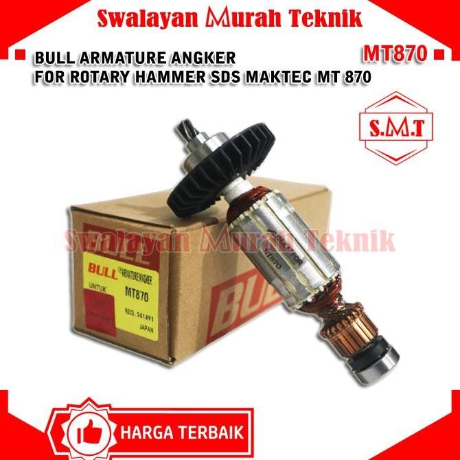 :::::::] BULL Armature MT870 Angker Rotary Hammer Drill Maktec MT 870