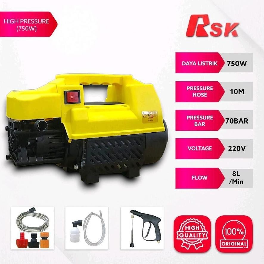 Super Sale Rt-4 Rg-4 High Pressure Cleaner Bonchi /Rsk C03 750 Watt Mesin Jet Cleaner Semprot Air Cu
