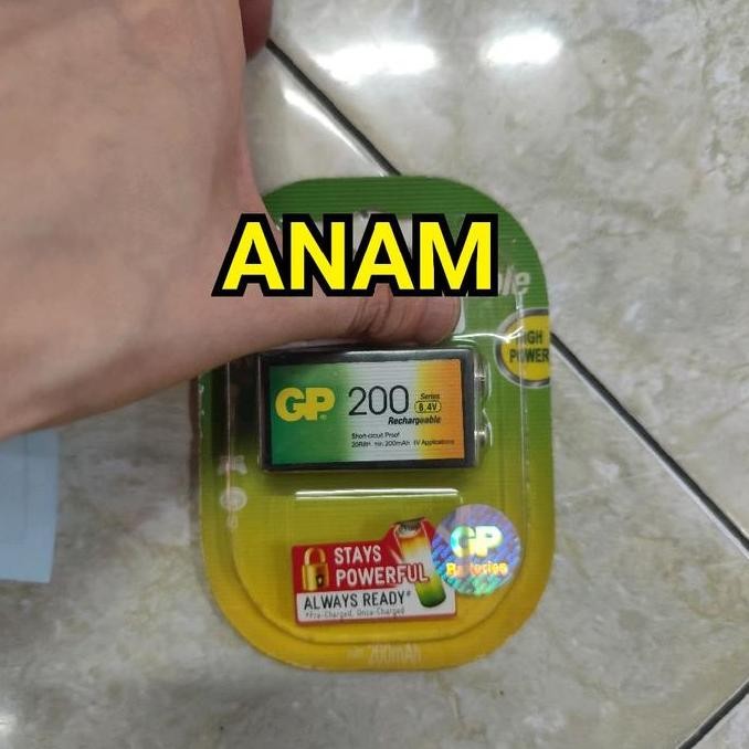 baterai kotak rechargeable 8.4V 9V