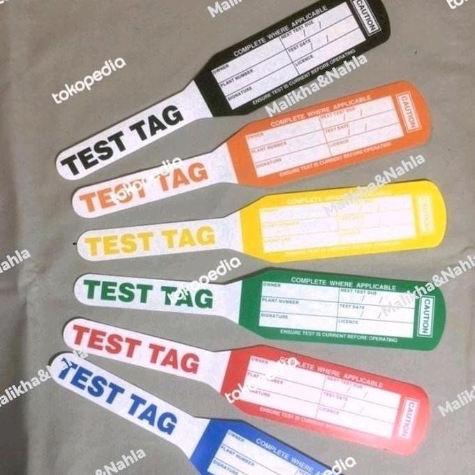 

Produk Terbaik] PROMO INDUSTRI / Test Tag Elektrik / Tagging elektrik