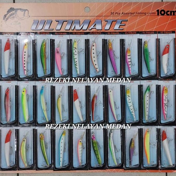MINNOW SET / UMPAN HARD LURE ULTIMATE (30pcs)