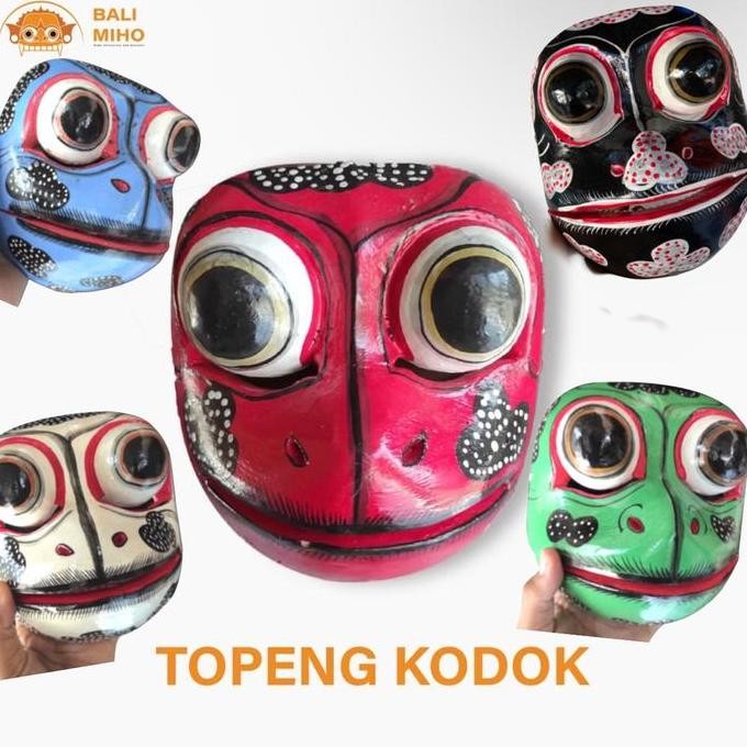 monggo] TOPENG KODOK/TOPENG KATAK/TOPENG KAYU/TOPENG BINATANG/TOPENG LUCU