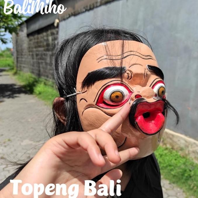 Silahkan Order] TOPENG LUCU BALI/TOPENG BIBIR MONYONG/TOPENG UNIK/TOPENG KAYU BALI