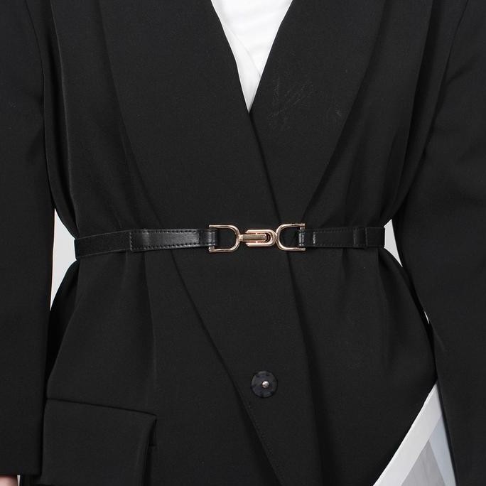 DB47 >> Uniqueestore TP2011 Ikat Pinggang Gaya Casual Wanita Aksesories Fashion Gesper Kecil Sabuk B