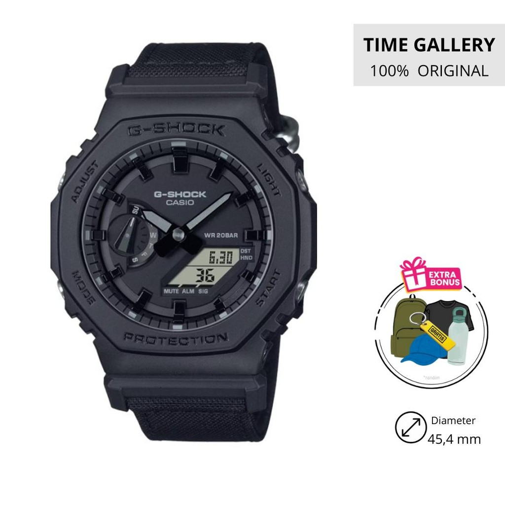 Jam tangan 100% original casio g-shock ori gshock ga-2100bce-1adr ga2100bce1adr ga2100bce 1a ga2100b