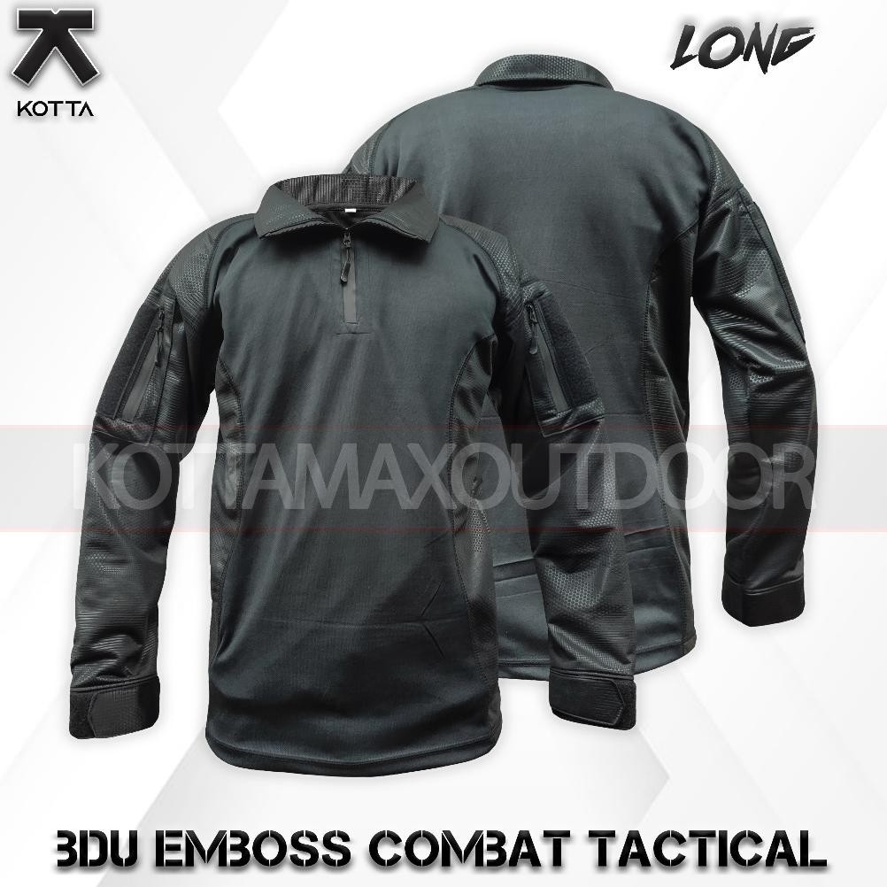 Terbaik KAOS BDU COMBAT EMBOSS PREMIUM - KAOS TACTICAL SPANDEX EMBOSS - KAOS BDU DRYFIT - KAOS BDU C