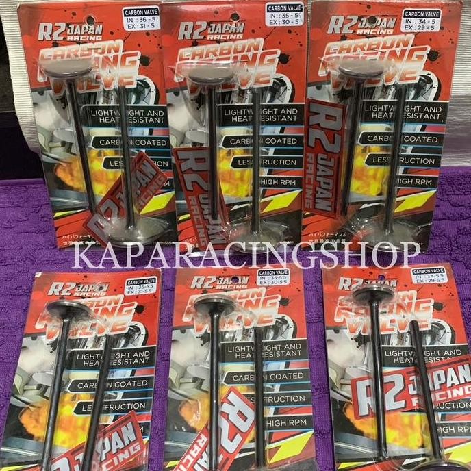 HOT SALE Klep R2 Japan Batang 5 dan batang 5,5 Klep Racing