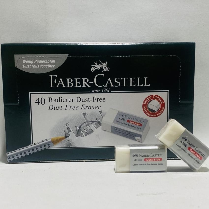 

Penghapus Putih Kecil Faber Castell Eraser Dustfree Small White Faber Castell 1 Pa Isi 40 Pcs