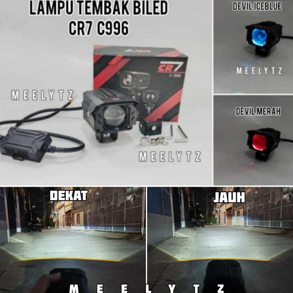 CR7 C996 - Lampu tembak Biled Waterproof
