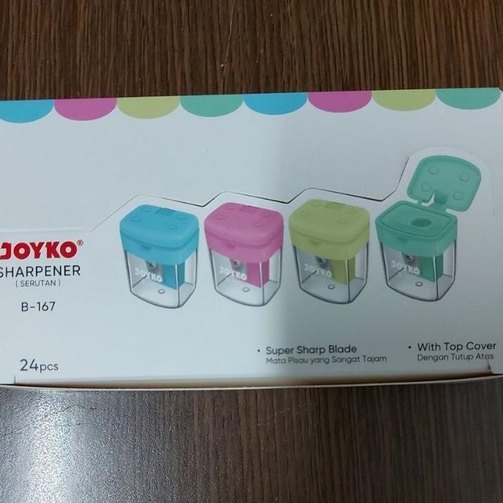 

Serutan Pencil Joyko B167 1Box Isi 24 Pcs