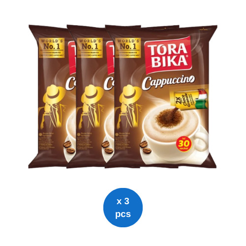 

Torabika Cappuccino 30s @ 25gr x 3 pcs