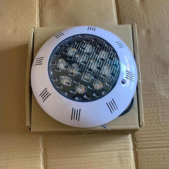 =====] LED PLASTIK MATA BESAR 12W WARM WHITE PLASTIC COLOR/ Lampu Kolam Renang Mata Besar Plastik Wa