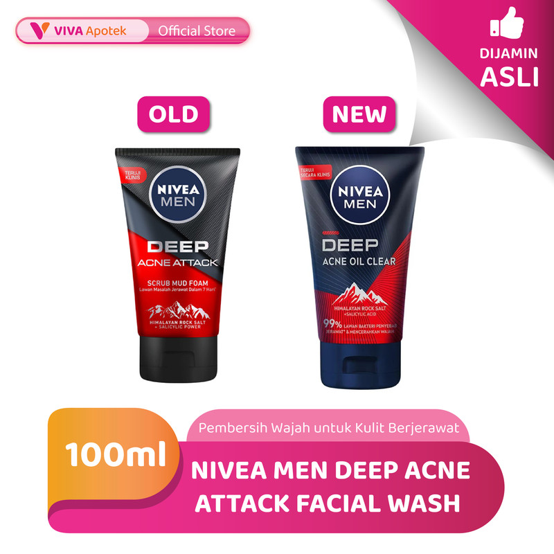 Nivea Men Deep Acne Attack Facial Wash (100 ml)