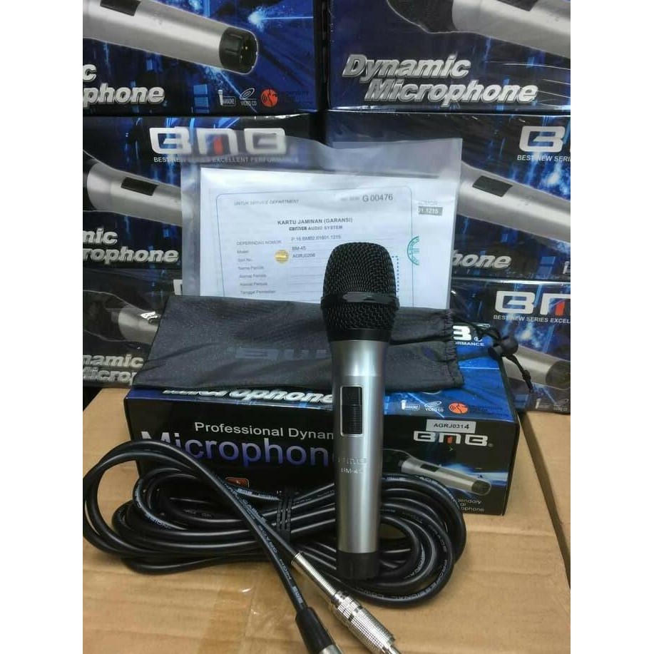 Mic Kabel Bmb Bm 45 / Bm45 Original Microphone Bmb
