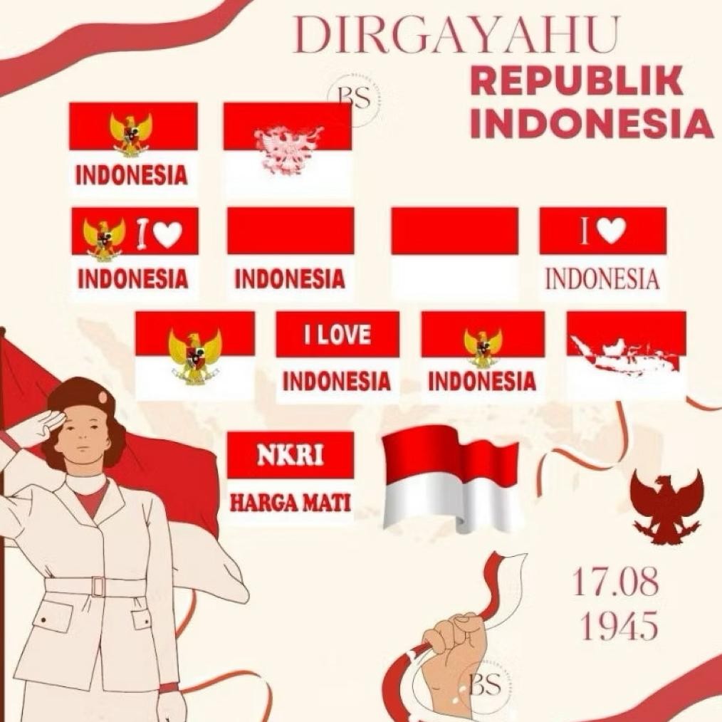 

Oz67 Stiker Merah Putih Stiker Pipi Merah Putih 1 Lembar Isi 32 Pcs Dekorasi 17 Agustus