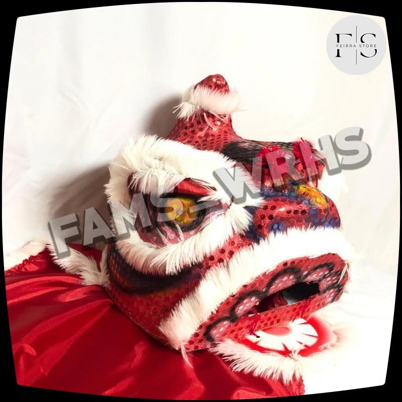 Termurah Barongsai Anak Dewasa Bahan Karton Tebal Kokoh Barongsai Kedip Berkualitas Viral Kekinian T