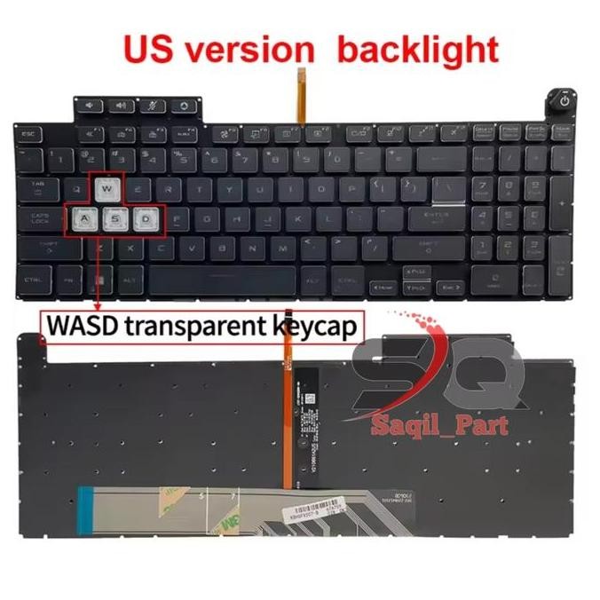 Keyboard Asus Tuf Gaming F15 Fa507 Fa507R Fx507 Fx507Re Fx507Zc Fx507Ze Fx507Zr Ga507 Fx517 Co
