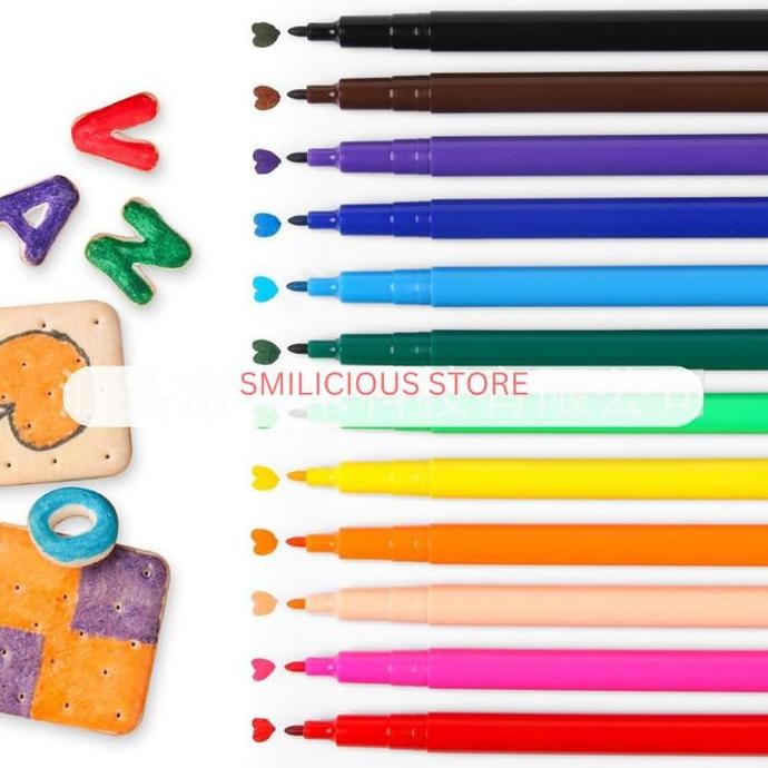 

Spidol Bento Spidol Dekorasi Kue set isi 2 warna