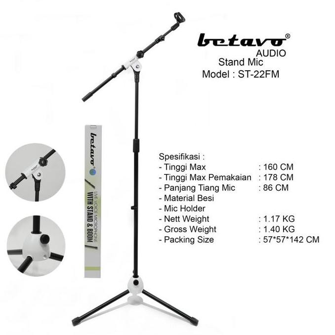 Stand Mic Betavo St 22 Fm / St22Fm Original Betavo  Stand Mic
