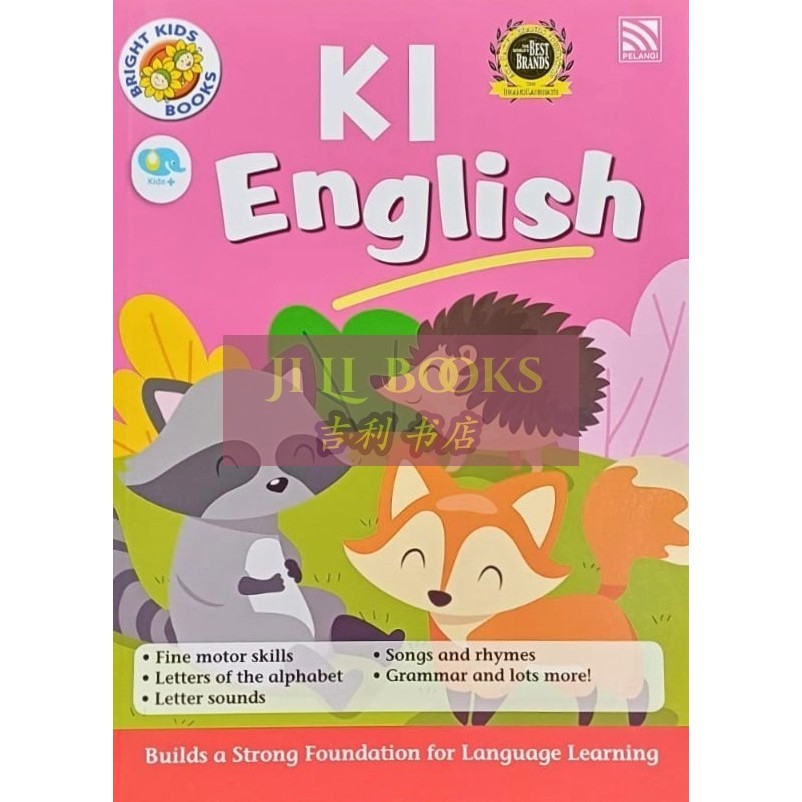 

Buku Latihan KB-TK Bright Kids Books Kindergarten English 1-2
