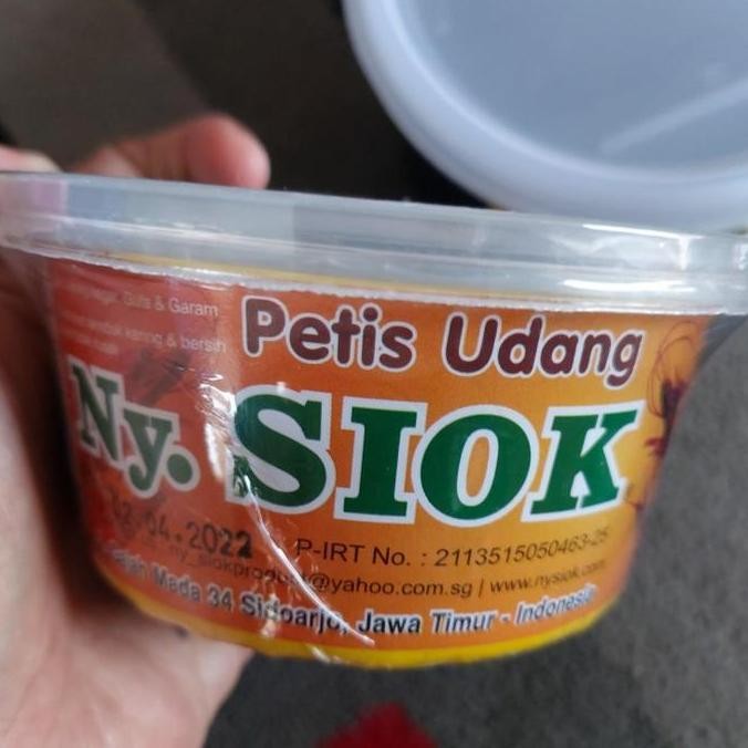 

Petis Udang Ny Siok 250Gr/ Petis Siok Sidoarjo Asli Halal Ny.Siok Asli