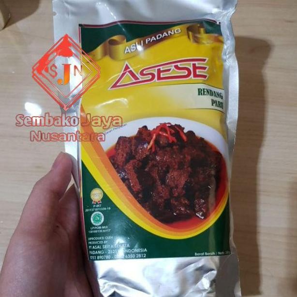 

Rendang Paru Asese Padang / Rendang Paru Basah Asese Asli Padang 250Gr
