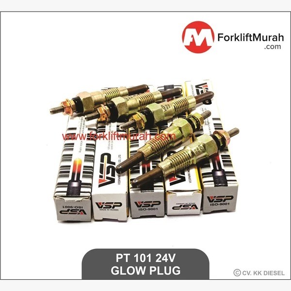 GLOW PLUG, BUSI PEMANAS SPAREPART FORKLIFT NISSAN SD25