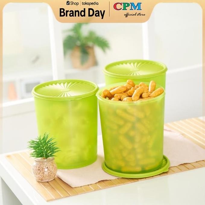 

TERBARU - CPMxMUZDALIFAH Toples Kerupuk Claryn liter set of pcs Kerupuk